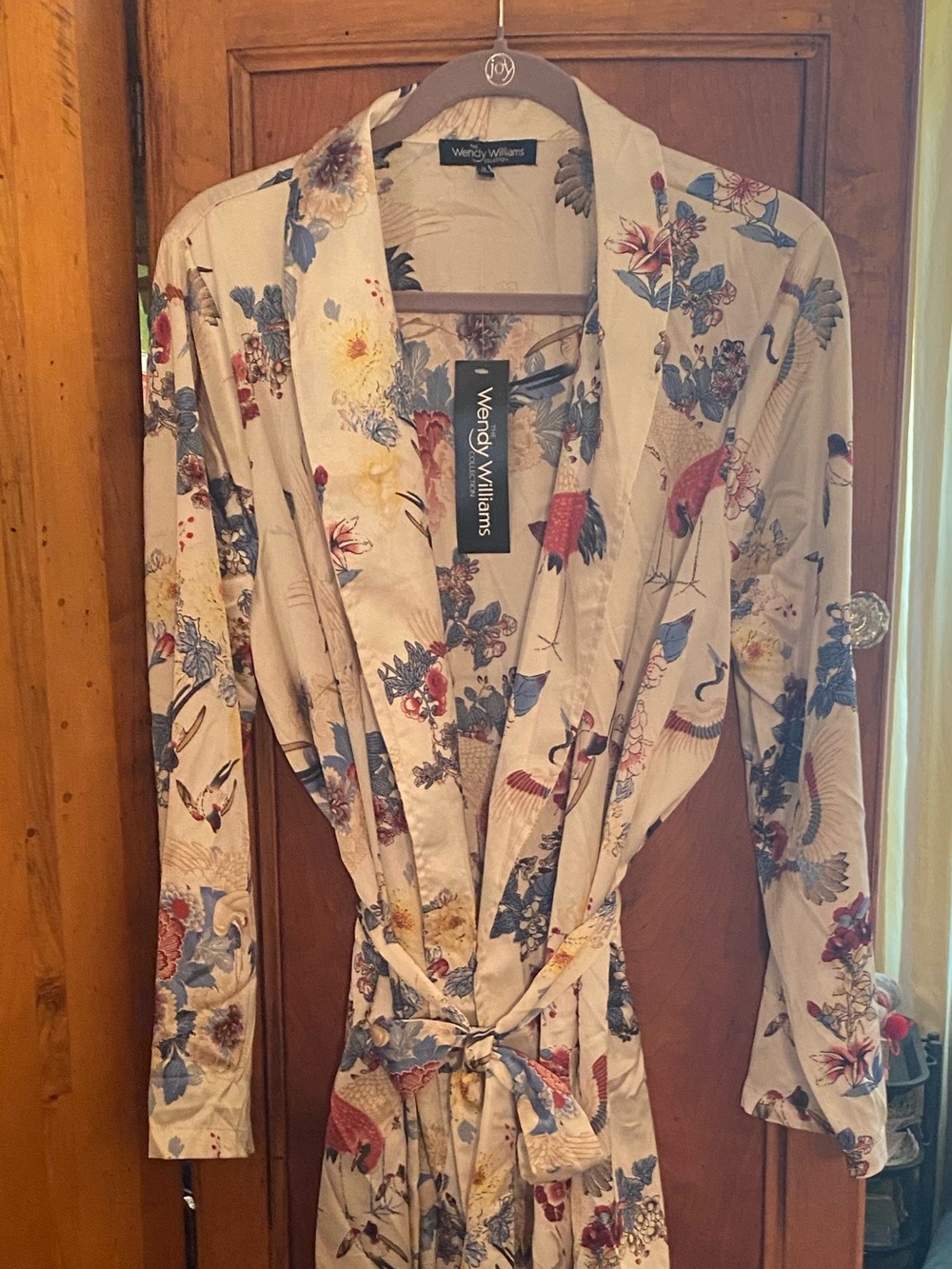NWT long sleeve pretty robe XL